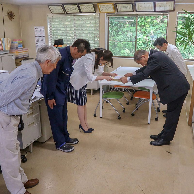 一万点表彰をしていただきましたのサムネイル